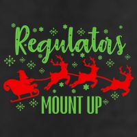 Christian Wise  Regulators Mount Up Christmas Golf Towel