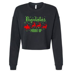 Christian Wise  Regulators Mount Up Christmas Cropped Pullover Crew