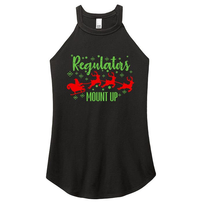 Christian Wise  Regulators Mount Up Christmas Women's Perfect Tri Rocker Tank