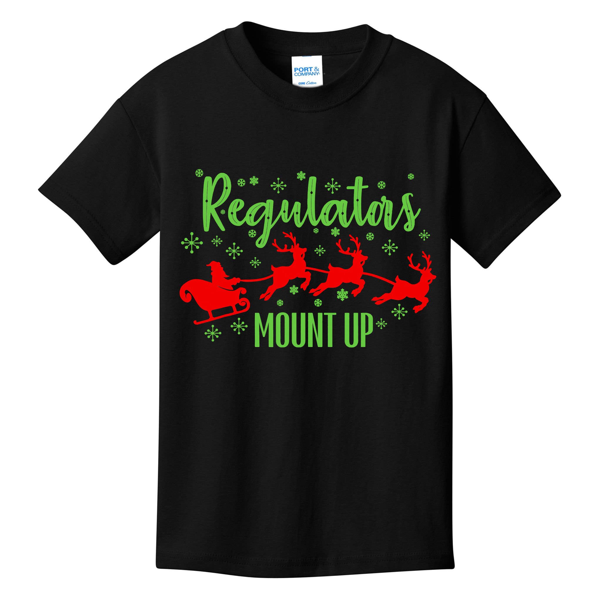 Christian Wise  Regulators Mount Up Christmas Kids T-Shirt