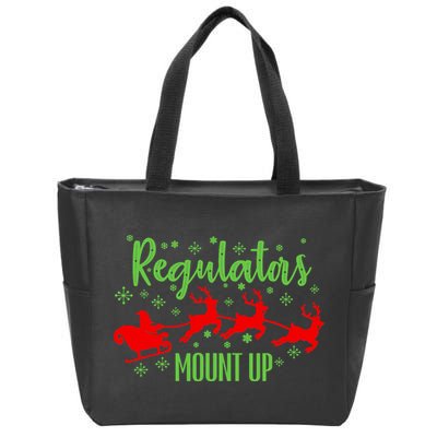 Christian Wise  Regulators Mount Up Christmas Zip Tote Bag