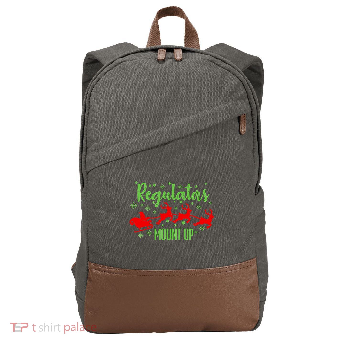 Christian Wise  Regulators Mount Up Christmas Cotton Canvas Backpack