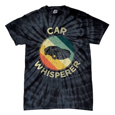 Car Whisperer Retro Vintage Auto Mechanic Fixer Racer Gift Tie-Dye T-Shirt