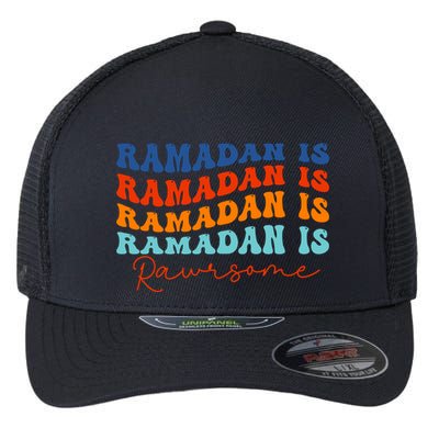 Cool Wavy Ramadan Is Rawrsome Flexfit Unipanel Trucker Cap