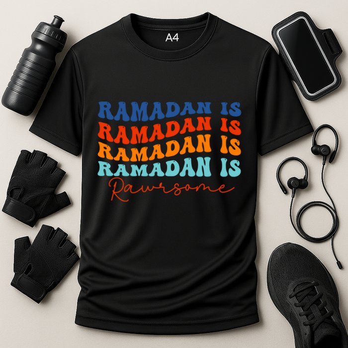 Cool Wavy Ramadan Is Rawrsome Cooling Performance Crew T-Shirt