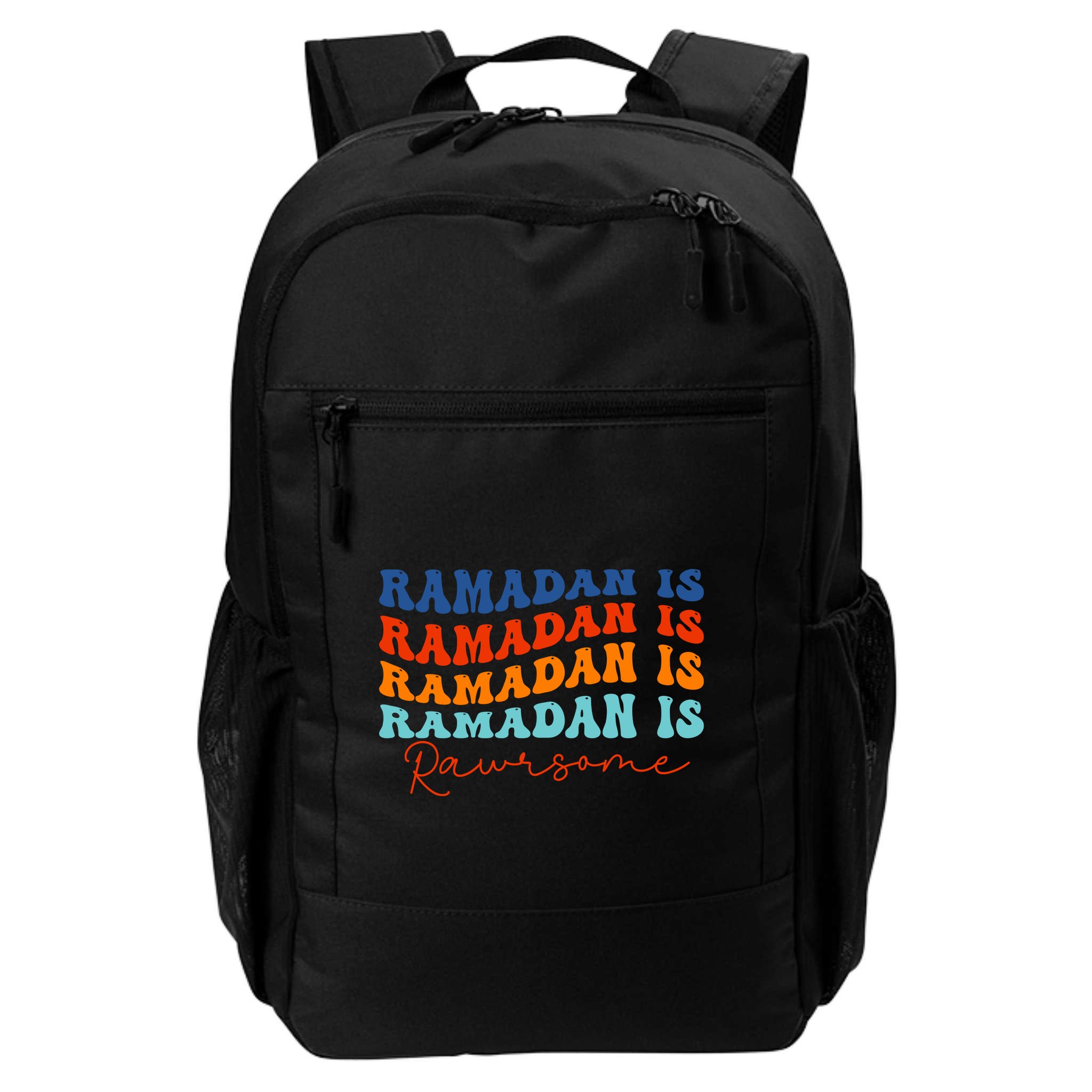 Cool Wavy Ramadan Is Rawrsome Backpack