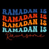Cool Wavy Ramadan Is Rawrsome Youth Performance Sprint T-Shirt