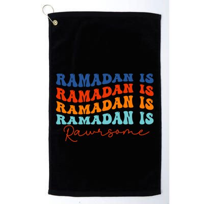 Cool Wavy Ramadan Is Rawrsome Golf Towel