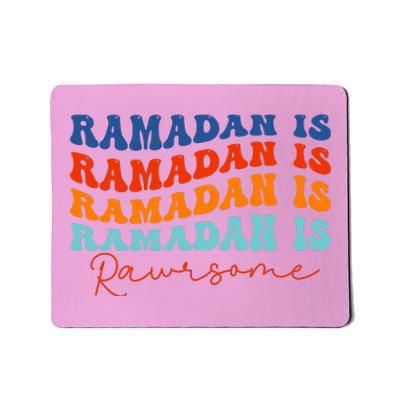 Cool Wavy Ramadan Is Rawrsome Mousepad