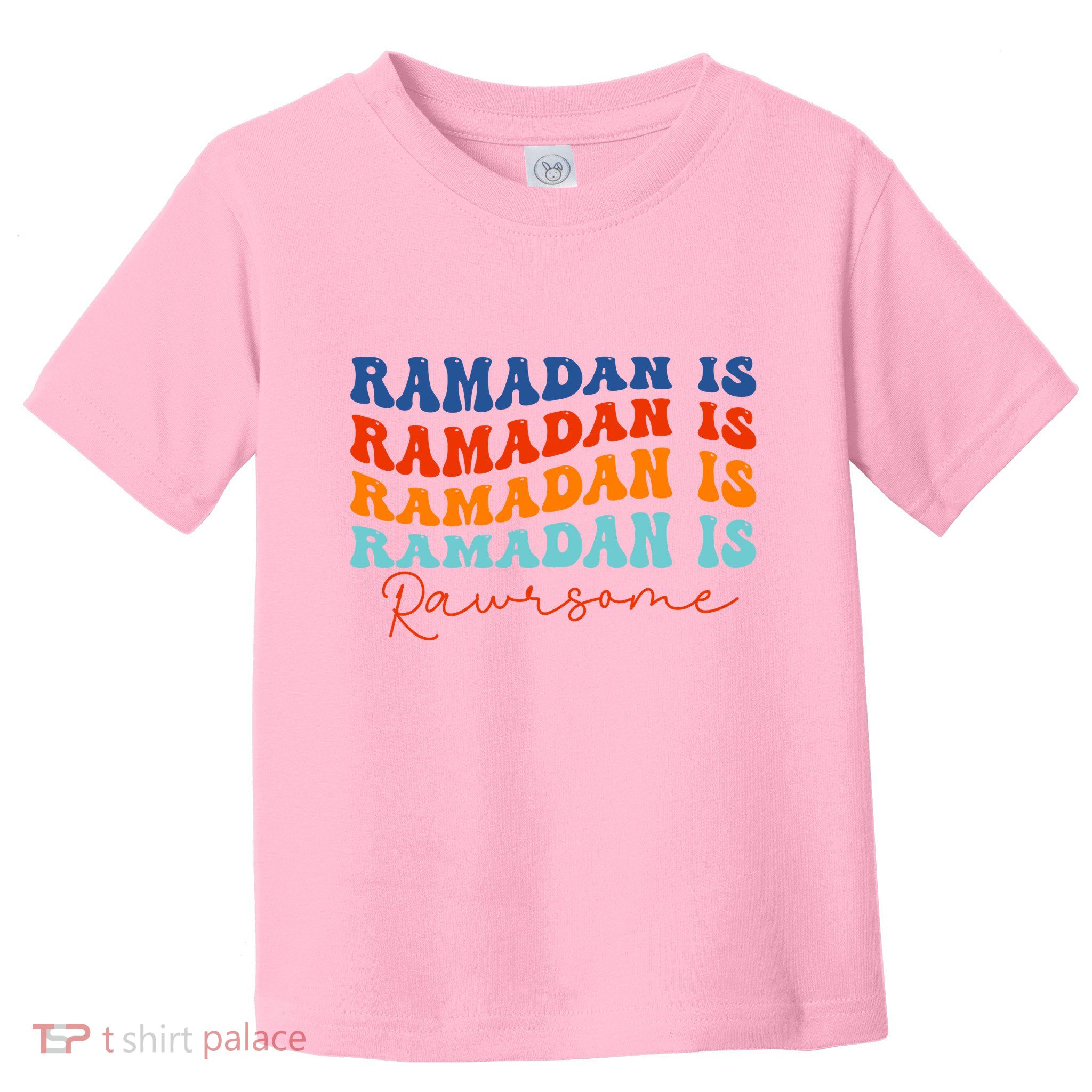 Cool Wavy Ramadan Is Rawrsome Toddler T-Shirt