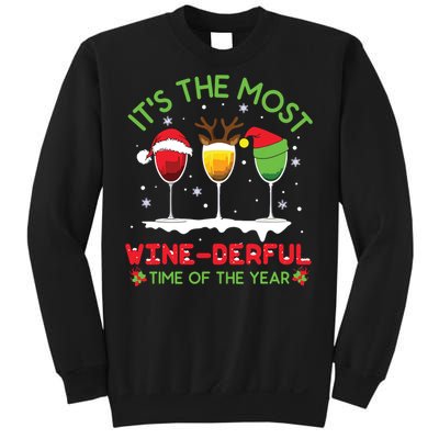 Christmas Wine Shirts Xmas Alcohol Pajama PJ Tops Sweatshirt