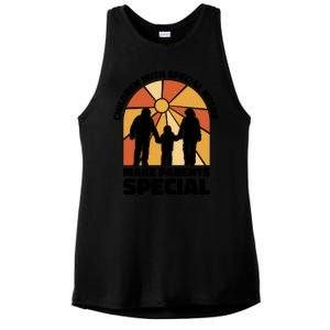 Children With Special Needs Make Parents Special Ladies PosiCharge Tri-Blend Wicking Tank