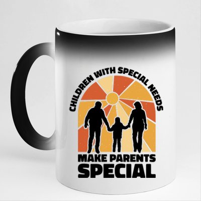 Children With Special Needs Make Parents Special 11oz Black Color Changing Mug