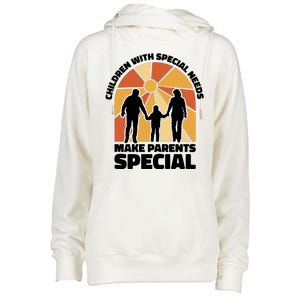 Children With Special Needs Make Parents Special Womens Funnel Neck Pullover Hood