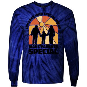 Children With Special Needs Make Parents Special Tie-Dye Long Sleeve Shirt