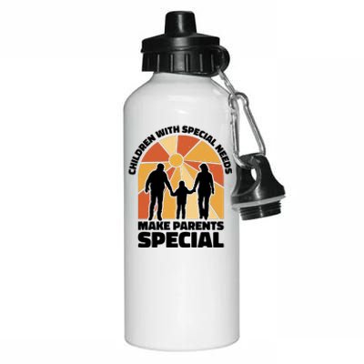 Children With Special Needs Make Parents Special Aluminum Water Bottle