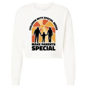 Children With Special Needs Make Parents Special Cropped Pullover Crew