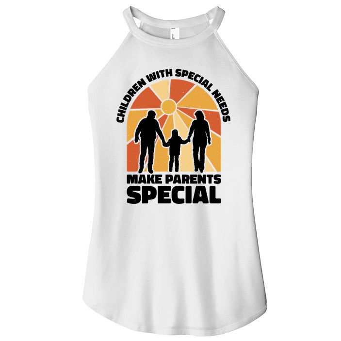 Children With Special Needs Make Parents Special Women's Perfect Tri Rocker Tank