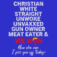 Christian White Straight Unwoke Unvaxxed Gun Owner We Won Mousepad