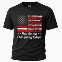 Christian White Straight Republican Unvaxxed Gun Owner Cooling Performance Crew T-Shirt