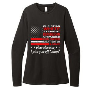 Christian White Straight Republican Unvaxxed Gun Owner Womens CVC Long Sleeve Shirt