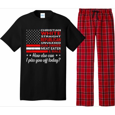 Christian White Straight Republican Unvaxxed Gun Owner Pajama Set