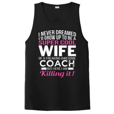 Coachs Wife Shirts Funny Gift For Wife Of Coach PosiCharge Competitor Tank