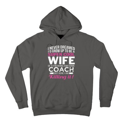 Coachs Wife Shirts Funny Gift For Wife Of Coach Hoodie