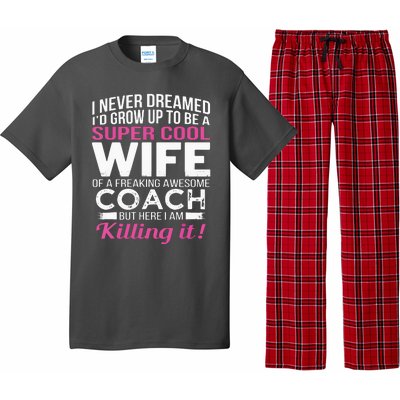 Coachs Wife Shirts Funny Gift For Wife Of Coach Pajama Set