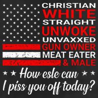 Christian White Straight Unwoke Unvaxxed Gun Owner Cool Comfort Performance Bucket Hat