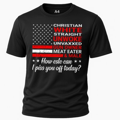 Christian White Straight Unwoke Unvaxxed Gun Owner Performance Shirt