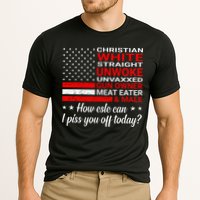 Christian White Straight Unwoke Unvaxxed Gun Owner Performance Shirt