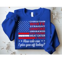 Christian White Straight Unwoke Unvaxxed Gun Owner Sweatshirt