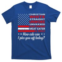Christian White Straight Unwoke Unvaxxed Gun Owner T-Shirt