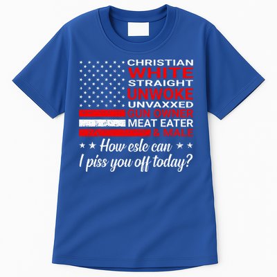 Christian White Straight Unwoke Unvaxxed Gun Owner Tall T-Shirt