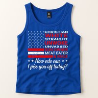 Christian White Straight Unwoke Unvaxxed Gun Owner Tank Top