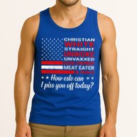 Christian White Straight Unwoke Unvaxxed Gun Owner Tank Top