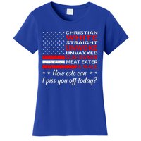 Christian White Straight Unwoke Unvaxxed Gun Owner Women's T-Shirt