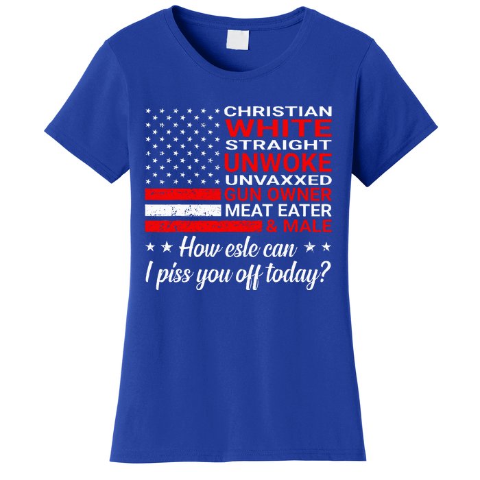 Christian White Straight Unwoke Unvaxxed Gun Owner Women's T-Shirt