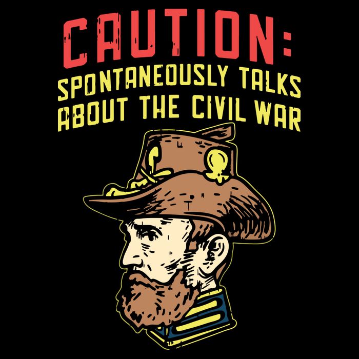 Caution Will Spontaneously Talk About The Civil War Sustainable Bucket Hat