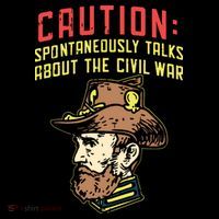 Caution Will Spontaneously Talk About The Civil War 16 in Basic Backpack
