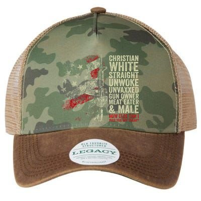 Christian White Straight Unwoke Unvaxxed Gun Owner Legacy Tie Dye Trucker Hat