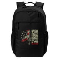Christian White Straight Unwoke Unvaxxed Gun Owner Backpack