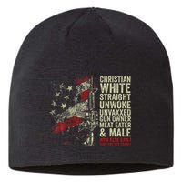 Christian White Straight Unwoke Unvaxxed Gun Owner Sustainable Beanie