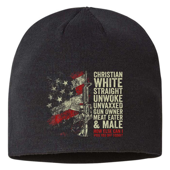 Christian White Straight Unwoke Unvaxxed Gun Owner Sustainable Beanie