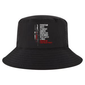 Christian White Straight Unwoke Unvaxxed Gun Owner Cool Comfort Performance Bucket Hat