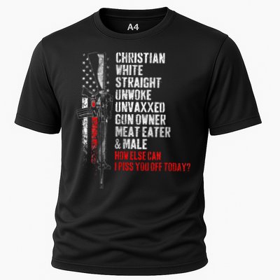 Christian White Straight Unwoke Unvaxxed Gun Owner Performance Shirt