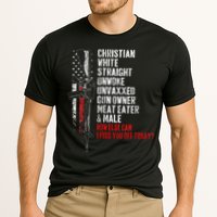 Christian White Straight Unwoke Unvaxxed Gun Owner Performance Shirt
