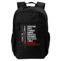 Christian White Straight Unwoke Unvaxxed Gun Owner Backpack