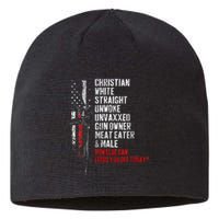 Christian White Straight Unwoke Unvaxxed Gun Owner Sustainable Beanie